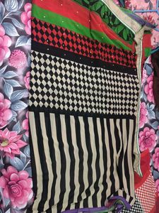 Colorful Striped Saree