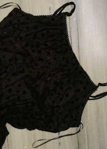 🖤✨Y2k Star design Chic Black Mini