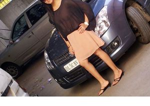 Chic Two-Tone Dress / Super Quality