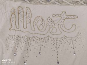 Y2K Bling "Illest" Lace Top