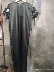 Black Night Gown With Shrug