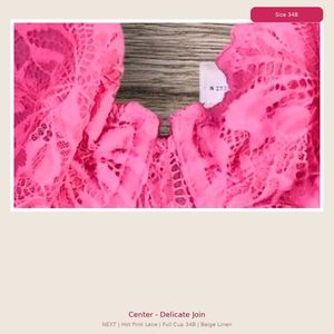 Next  Pink Lace Bra