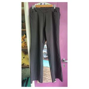 Striped Wide Leg Trousers