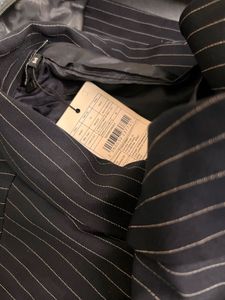 Navy blue blazer dress