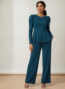 Elegant Teal Co-ord Set