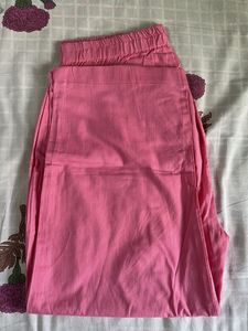 Tailored New Pink 3piece set with Mul Dupatta