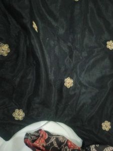 Elegant Black Embroidered Kurta