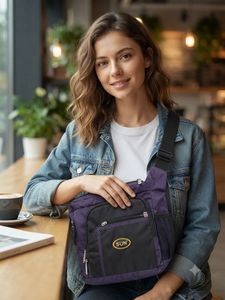 SUN Multi-Compartment Casual Crossbody Sling Bag