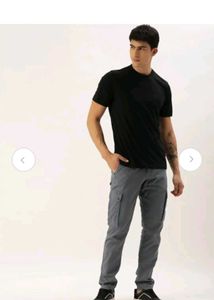 IVOC Men's Grey Cargo Pants