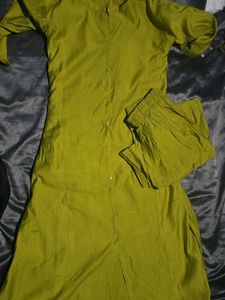 Chic Lime Green Kurta Set