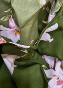 Green Floral Print Kurti