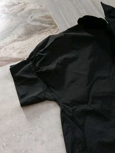Classic Black Collared Shirt