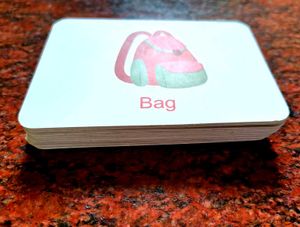 Set of 30 double sided Flashcards for Kids
