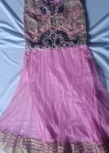 Beautiful Pink Ethnic Gown