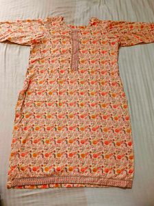 Stylish Printed Cotton Kurta