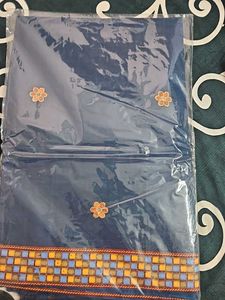 Beautiful Navy Blue Saree with Embellishments