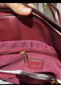 Chic Maroon Tote Bag