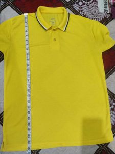 Men's Yellow Polo T-Shirt
