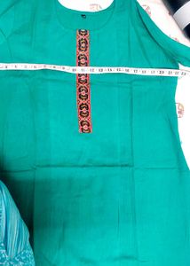 Green  Kurta