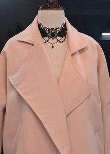 Elegant Light Pink Coat