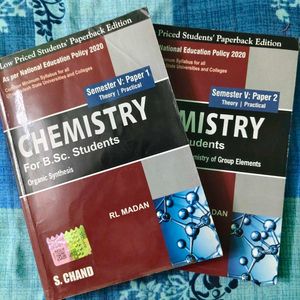 Chemistry Books for B.Sc. Students