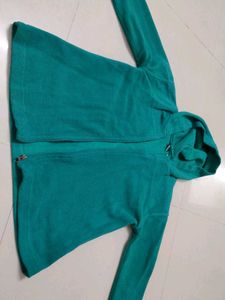 green winter hoodie for women