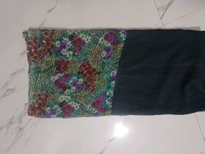 Vibrant Striped Saree with Sequins