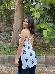 Sleeveless Short Kurti (custom made)