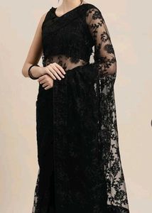 Black Lace Saree Gift Hamper