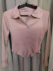 Ribbed Long Sleeve Top