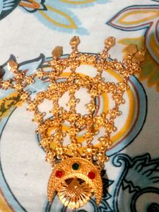 Gold Plated Newari Maang Tikka