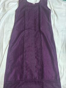 Elegant Purple Kurta  Set