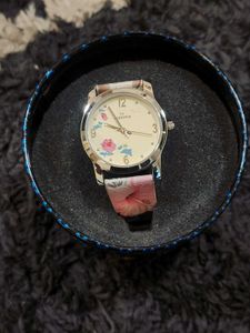MAXIMA Floral Print Watch