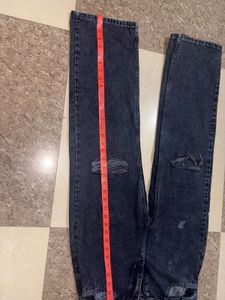 Stylish Ripped Blue Jeans