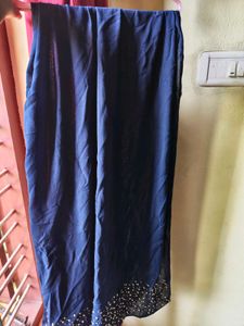 Elegant Navy Blue Embellished dupatta