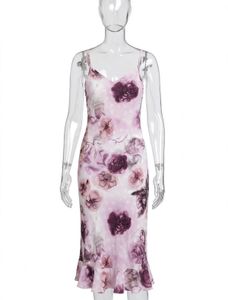 Floral Print Slip Dress