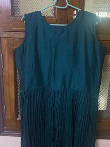 Elegant Teal Ethnic Gown