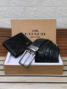 coach belt wallets set