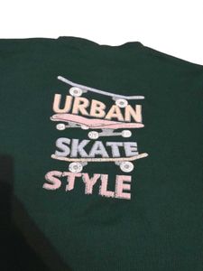 Urban Skate Style Green T-Shirt