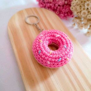 Cute Donut Keychain