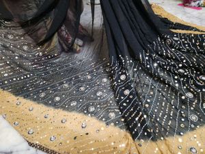 pure georgette gujju vintage saree
