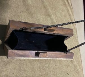 Wooden Art Trinket Traditional Sling Bag