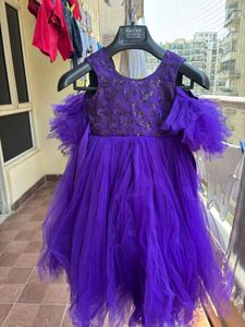 Cute Purple Party Dress