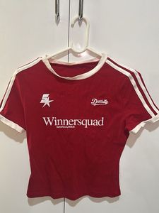 Red Style Sports Top