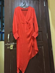 Stunning Red Wrap Dress