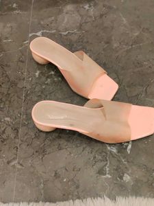Peach Flats &amp; Sandals