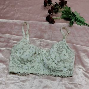 White Lace Bra