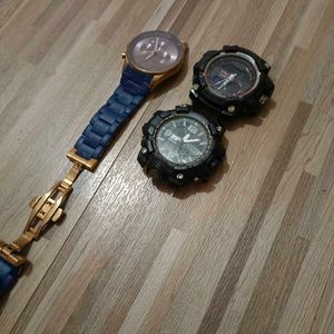 Lot of 3 Stylish Watches