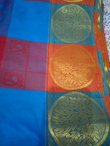 Beautiful Silk Saree With Blouse Pc
