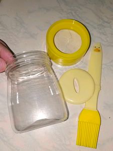 Cute Ducky 2 in 1 Oil dispenser &amp; Silicon Brush
